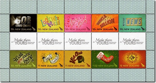 2007 Personalised Stamps
