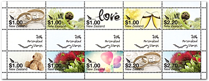 2016 Personalised Stamps
