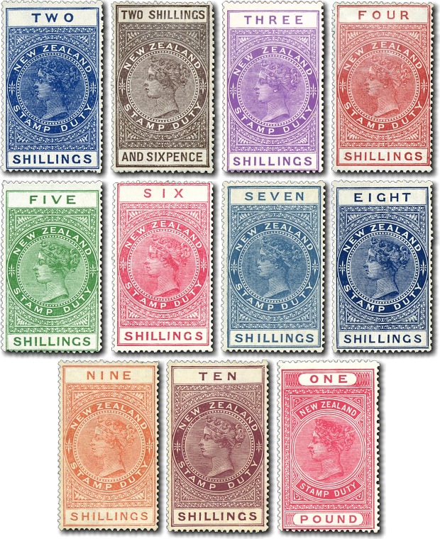 1882 Queen Victoria Postal Fiscals