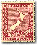 1923 Map Stamp