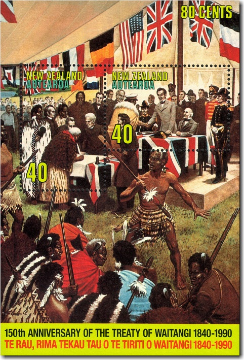 1990 Treaty of Waitangi 150th Anniversary