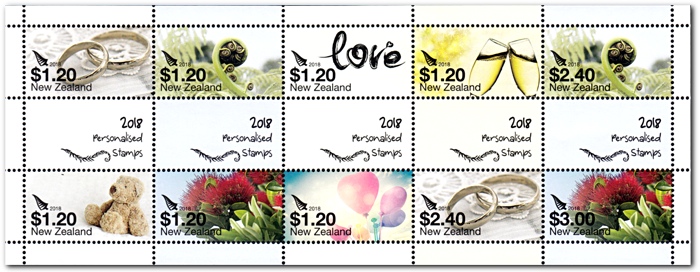 2018 Personalised Stamps